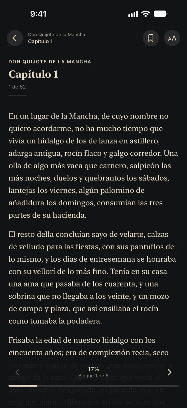 El lector de noche sobre fondo carbón